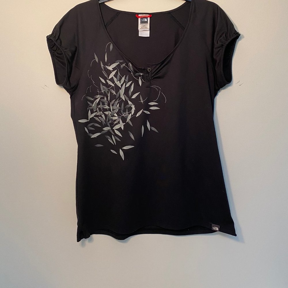 NORTH FACE Black Active Wear Top Sz XL